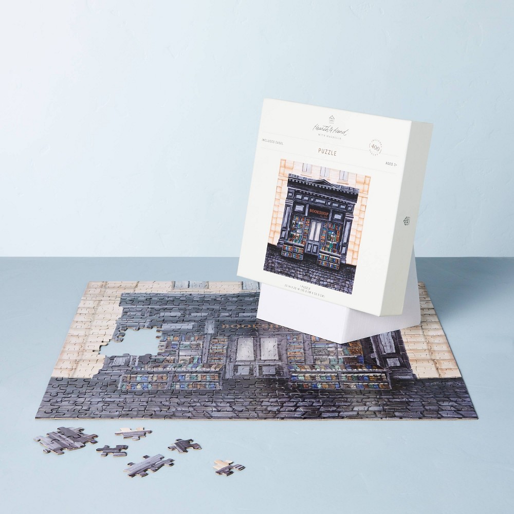 Bookshop Storefront Jigsaw Puzzle 400pc - Hearth & Hand with Magnolia