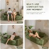 MAXYOYO 3-Seater Floor Couch, Boneless Sofa Couch for Living Room Bedroom Apartment, Sofa in a Box, No Assembly Needed - 4 of 4