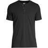 Lands' End Men's Short Sleeve Cotton Supima Jersey Henley - image 2 of 2