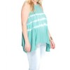 Women's Sleeveless Tie Dye Tank - SHE + SKY - 2 of 3