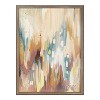 Kate and Laurel Blake Brushstroke 133 Framed Printed Glass by Jessi Raulet of Ettavee, 18x24, Gold - 2 of 4