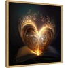 Amanti Art The Illuminated Heart by Jake Fouracre Canvas Wall Art Print Framed - 2 of 4