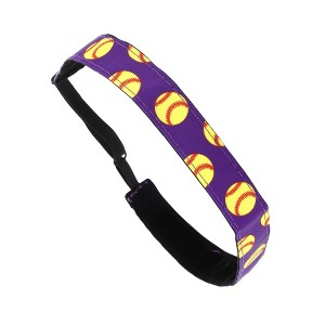 Unique Bargains Durable Baseball Headband 1 Pc - 1 of 4