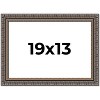 PosterPalooza | Ornate Black Picture Frame - UV Acrylic, Backing Board, Hanging Hardware Included - 2 of 4