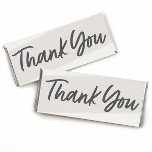 Big Dot of Happiness Champagne Elegantly Simple - Candy Bar Wrapper Guest Party Favors - Set of 24 - 1 of 4