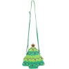 HalloweenCostumes.com  Women  Crossbody Purse Christmas Tree, Green/Red/Green - 3 of 3