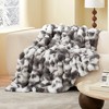 Amelie Home Luxe Faux Fur Throw Blanket – Cozy Bubble Texture for Sofa, Bedroom, or Living Room - 3 of 4