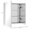 Aghana Digitals Stainless Steel Wall-Mounted Mirror Cabinet with 3-Tier Shelves, Cushioned - 3 of 4