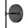 Lark Hux 1 - Light Sconce in  Black/Lacquered Brass - 4 of 4