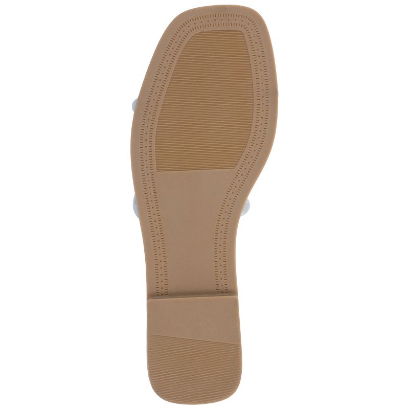 Journee Collection Womens Lauda Tru Comfort Foam Vegan Leather Slip On Sandals, 6 of 11