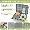 Lyngins 14/20/24/28 Inch 4 PCs Carry on Luggage Sets,Lightweight Suitcases Sets with Spinner Wheels and TSA Lock for Family Trips - 4 of 4