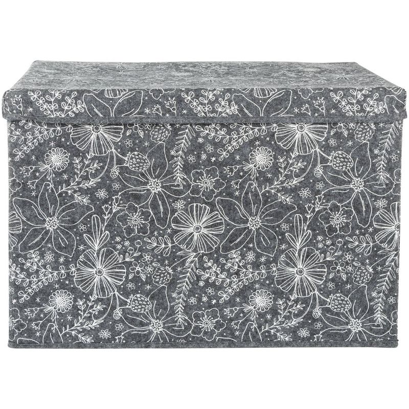 Sammy &#38; Lou Printed Felt Toy Chest - Floral, 4 of 8