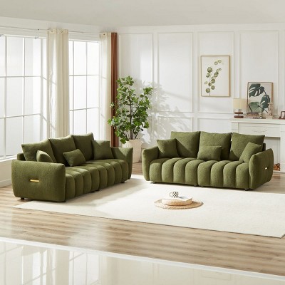 Cloud Couch Sectional,Living Spaces Couch,Teddy Sofa With Pillow,40" & 82"Sofa Sectional Sale-Cuddlewood