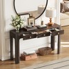Bella Depot Farmhouse 52" Console Table with 3 Drawers, Sturdy Sofa Table with Thick Legs for Hallway & Living Room - 2 of 4