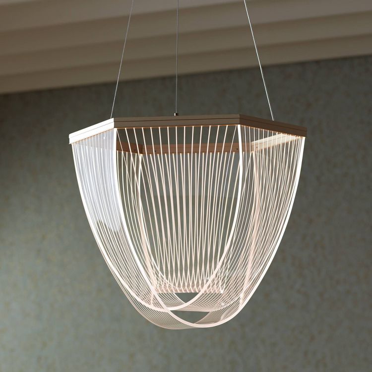 Possini Euro Design Muir 20 1/2" Modern Pendant Ceiling Light Fixture Dining Room Over Table Kitchen Island Hanging LED Clear Sanded Gold Finish, 2 of 9