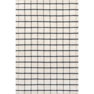 Nuloom Rowena Checked Wool Area Rug - 1 of 4