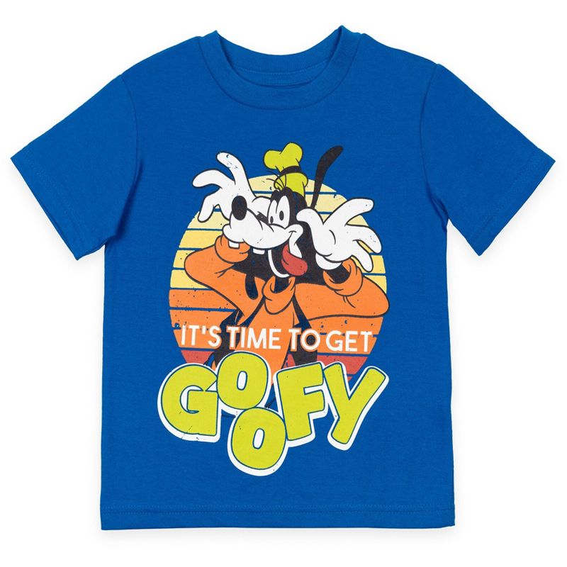 Disney Donald Duck Goofy Mickey Mouse 3 Pack Graphic T-Shirts Toddler, 3 of 8