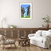 31" x 41" Walking with Dogs on The Rias Coast by Hiroyuki Izutsu Wood Framed Wall Art Print - Amanti Art: Modern Lithograph, Hardwood Frame - 3 of 3