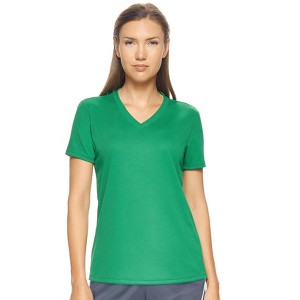Expert Brand USA-Made Women's Oxymesh™ V-Neck Athletic T-Shirt - 1 of 4