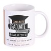 Dicksons MUG-1199 Congrats Grad May He Give You The Desire Of Your Heart Black And White 11 Ounce Ceramic Coffee Latte Tea Hot Chocolate Cup Mug - 2 of 2