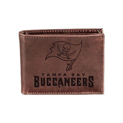 Evergreen Tampa Bay Buccaneers Bi-Fold Wallet, Brown