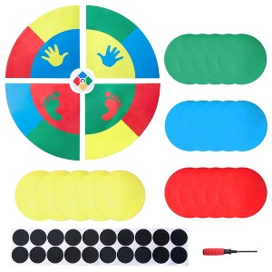 Yescom WinSpin Twister Game/eachers' Choice Allin1/ 4 Prize Wheel Template Replacement  Template Body Twister Moves Board Sport Kids Adult - 1 of 4