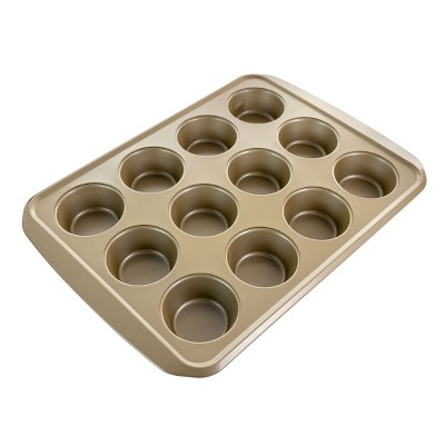 Nutrichef 12-cup Black Oven Muffin Pan, Non-stick Coated Layer Surface :  Target