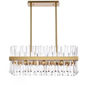 Elegant Lighting Serephina 16 - Light Chandelier in  Satin Gold - 1 of 4