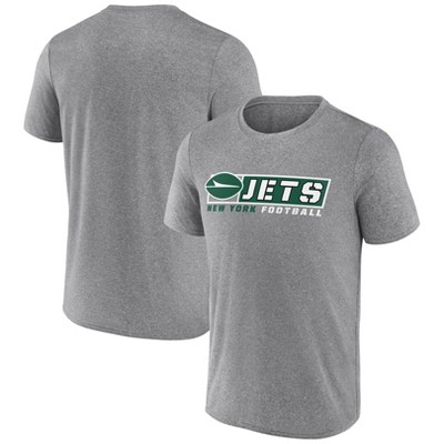 Nfl New York Jets Men s Gray Athleisure T shirt Target