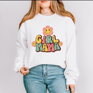 Simply Sage Market Girl Mama Flower Sweatshirt - 1 of 4