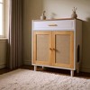 Sideboard Cabinet with USB, Compact Buffet Console with Drawer and Doors, MDF Storage Accent Cabinet for Dining Room - 3 of 4