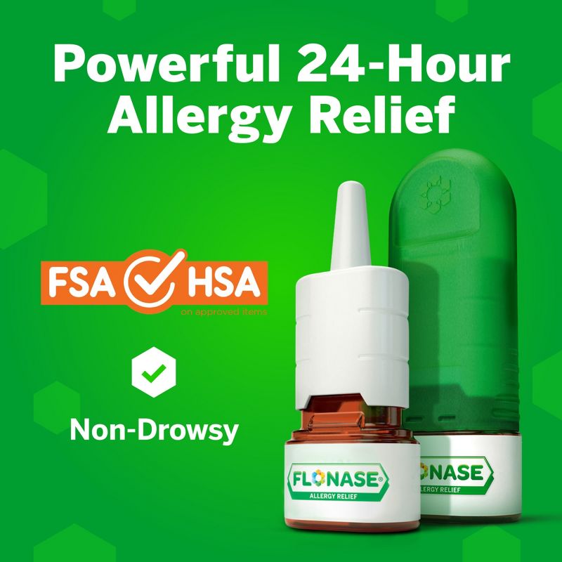 Flonase Allergy Relief Nasal Spray - Fluticasone Propionate, 6 of 11