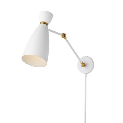 Maxim Lighting Carillon 1 - Light Wall Light in  White/Satin Brass