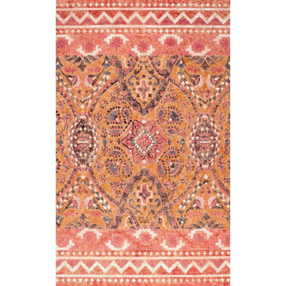 nuLOOM Jute Dara Suzani Jute Area Rug - Cocoa (5'x8')