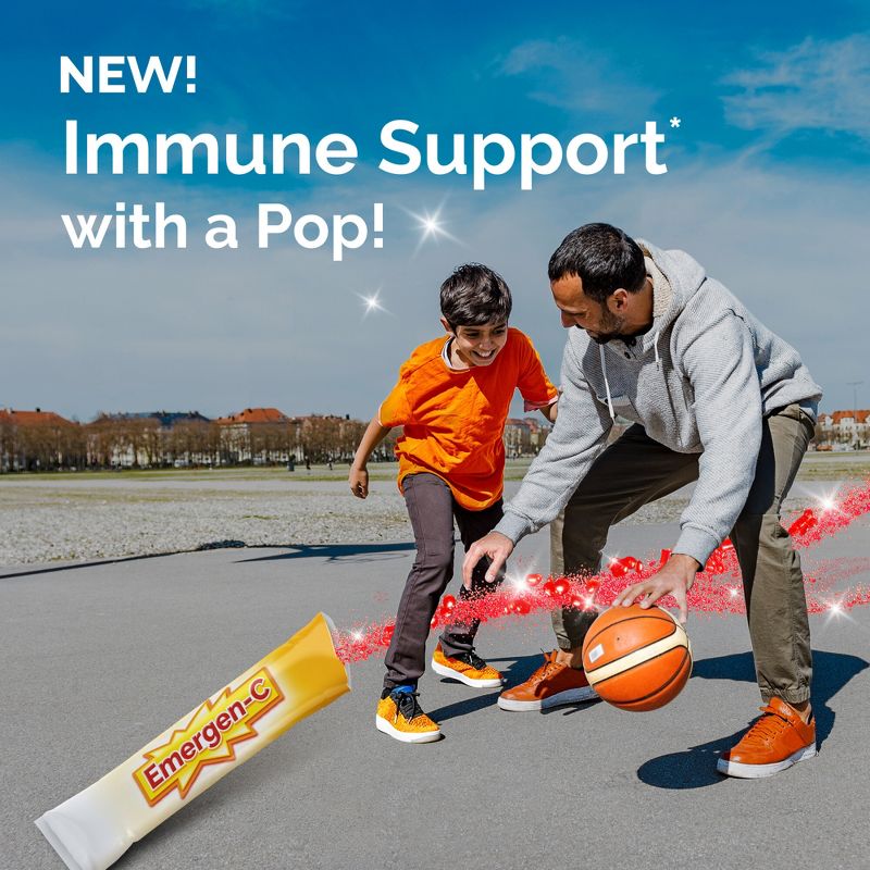 Emergen-C Kidz On-The-Go Immune Support with Vitamin C - Sparkly Strawberry - 28ct, 3 of 8