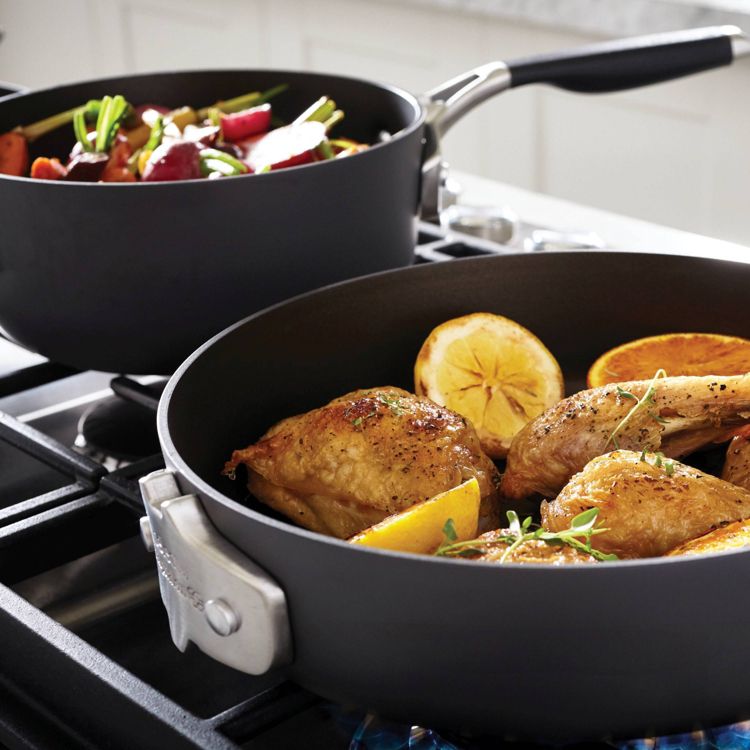 Select by Calphalon with AquaShield Nonstick 9pc Space-Saving Cookware Set: Stackable Pans, Stay-Cool Handles, Dishwasher-Safe, 5 of 6