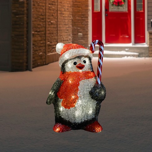Northlight Led Lighted Commercial Grade Acrylic Santa Penguin Outdoor Christmas Decoration 12 Target