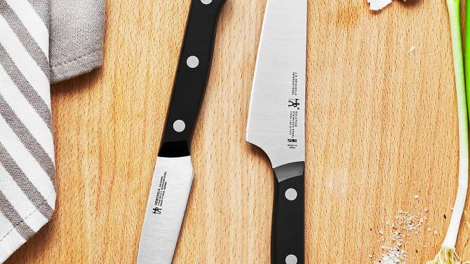 Henckels 4pc High Carbon Stainless Steel Blade Steak Knife Set, 2 of 5, play video