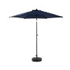 9FT Outdoor Sun Umbrellas, Market Patio Table Umbrella with Push Button Tilt and Crank, 6 Sturdy Ribs (Base Not Included) – Maison Boucle - 3 of 4