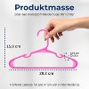 SereneLife Non-Slip Plastic Kids Hangers - 2 of 4