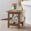 Arceso Shower Bench, HDPS Stool with Shelf and Handles - Waterproof & Non-Slip for Indoor/Outdoor Bathroom - 2 of 4