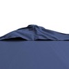 10' x 10' Outdoor Aluminum Offset Square Hanging Umbrella Navy - Crestlive Products: Weather & UV Protection, Cantilever - 4 of 4