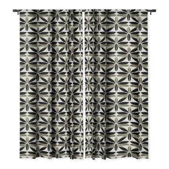 Mirimo Bali Elegant Set of 2 Panel Blackout Window Curtain - Deny Designs