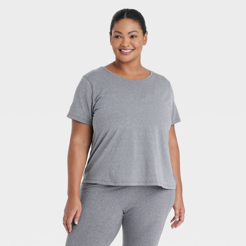 Women's Essential Crewneck Short Sleeve T-Shirt - All In Motion™, 1 of 11