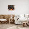 Stupell Industries Autumn Blessings Fall Leaves Pumpkin Black Framed Floater Canvas Wall Art - 2 of 4