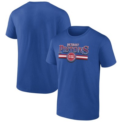 Nba Detroit Pistons Men's Short Sleeve Double T-shirt : Target