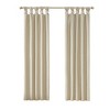 JUJABU 50"x95" Champagne Twist Tab Total Blackout Window Curtain Panel - 2 of 4