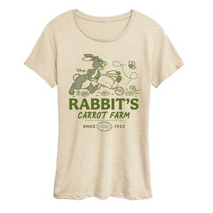 Women's - Disney - Rabbit Carrot Farm Short Sleeve Graphic T-Shirt - 1 of 4