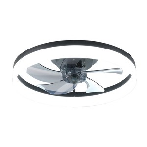 VYNXARIA Sleek White Aura Ceiling Light Fan,Style Meets Functionality - 1 of 4