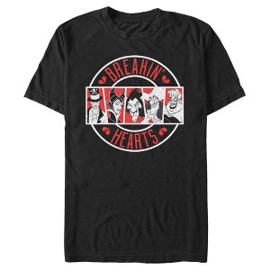 Men's Disney Villains Valentine's Day Breakin' Hearts T-Shirt - 1 of 4